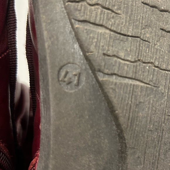 Miz Mooz Pumpkin Boots Bordeaux Size 41 - Picture 11 of 12